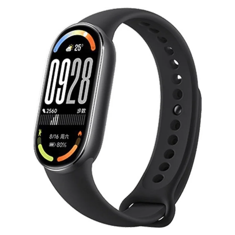 Bracelet connecté XIAOMI Smart Band 10 Écran AMOLED de 1,72 pouce Tracker de fitness Étanche 5ATM Moniteur de fréquence cardiaque (M2457B1) - Noir