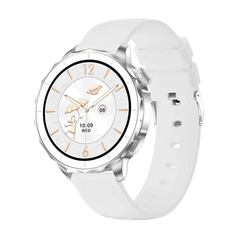 Montre connectée HD X2Mini 4 Go de stockage Prise en charge de la musique locale, des vidéos, des photos, du suivi de la santé Montre de sport - Argent