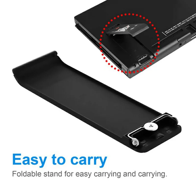 Support de Console Nintendo Switch - Support de Jeu Portable avec Béquille Arrière - Noir