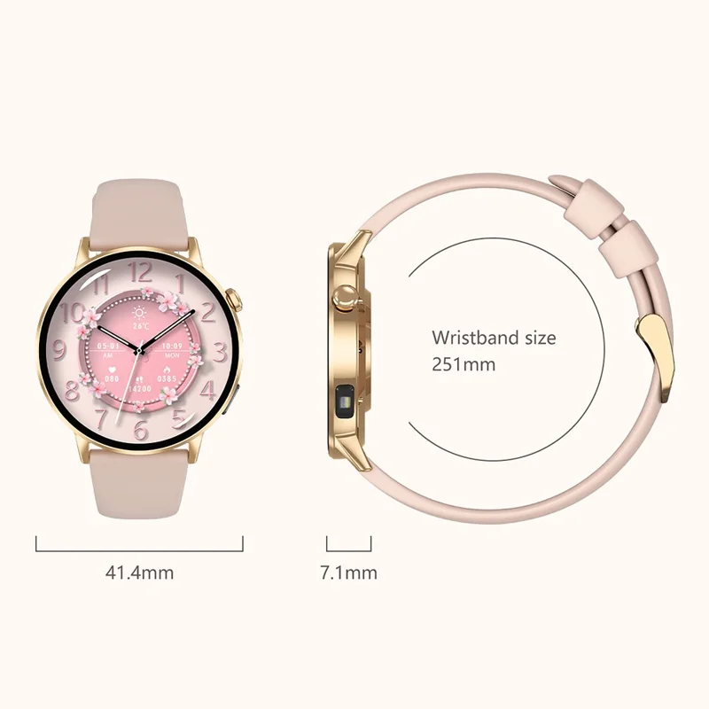 G34 1.32 Inch AMOLED Screen Smart Watch Health Monitor Bluetooth-Compatible Call Fitness Tracker Watch - Grey
