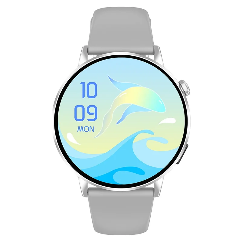 G34 1.32 Inch AMOLED Screen Smart Watch Health Monitor Bluetooth-Compatible Call Fitness Tracker Watch - Grey