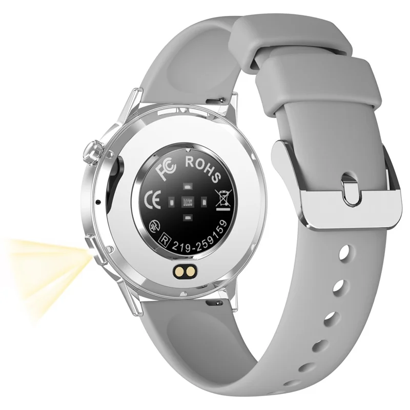 G34 1.32 Inch AMOLED Screen Smart Watch Health Monitor Bluetooth-Compatible Call Fitness Tracker Watch - Grey