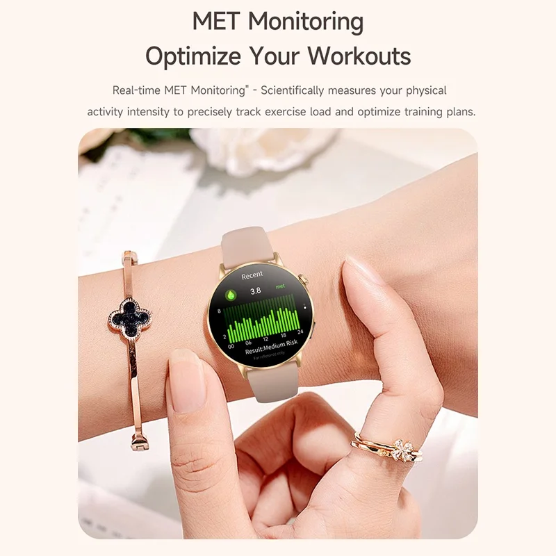 G34 1.32 Inch AMOLED Screen Smart Watch Health Monitor Bluetooth-Compatible Call Fitness Tracker Watch - Grey