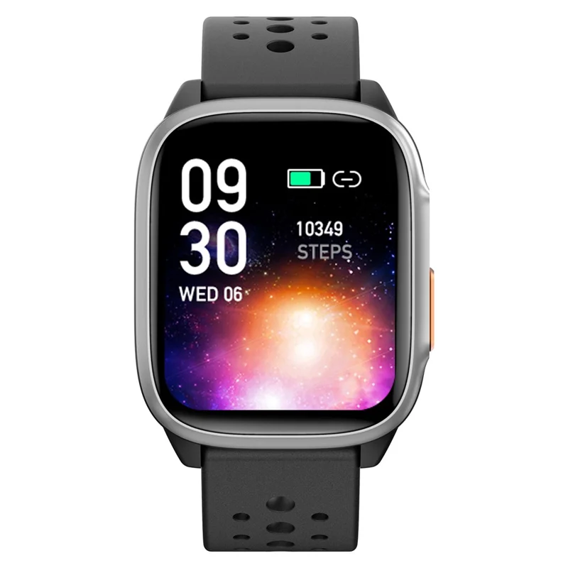 W97 Kinder Lern-Smartwatch Fitness-Tracker mit über 100 Sportmodi - Schwarz
