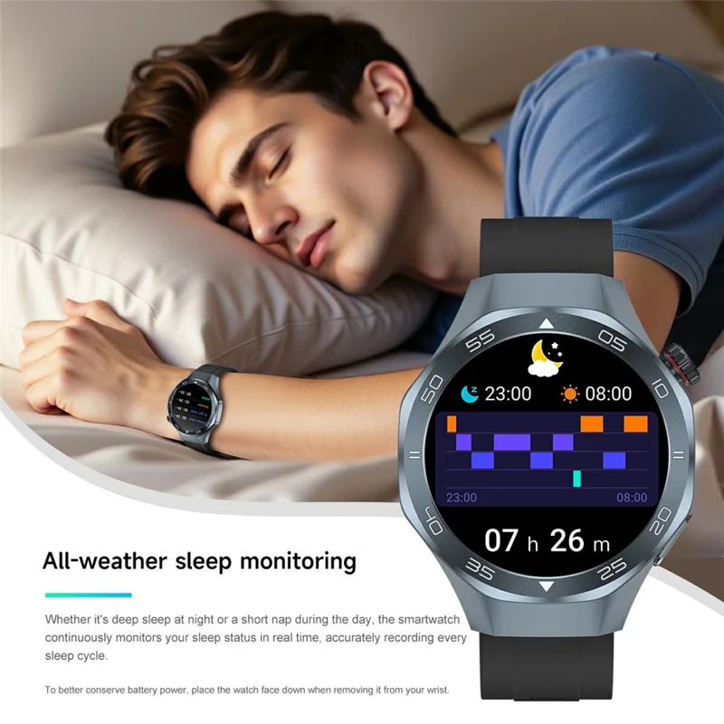Relógio Inteligente C10 de 1,53 Polegadas com GPS, Monitoramento de Saúde, Chamadas Bluetooth e Acompanhamento de Fitness - Prata