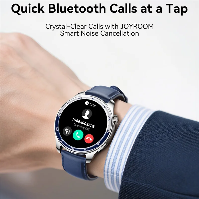 JOYROOM JR-FC3 Smartwatch con schermo AMOLED da 1,43 pollici, compatibile Bluetooth, chiamate, IP68 impermeabile