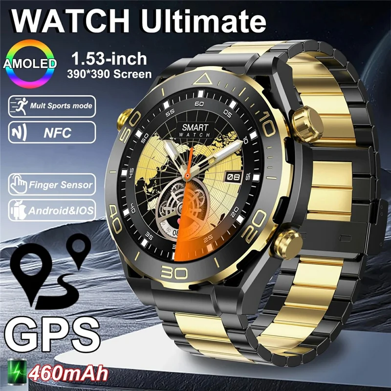 Z91 ProMax Smart Watch 1.52 Inch Display Bluetooth-Compatible Sport Watch with Sleep / Heart Rate Monitoring / Pedometer