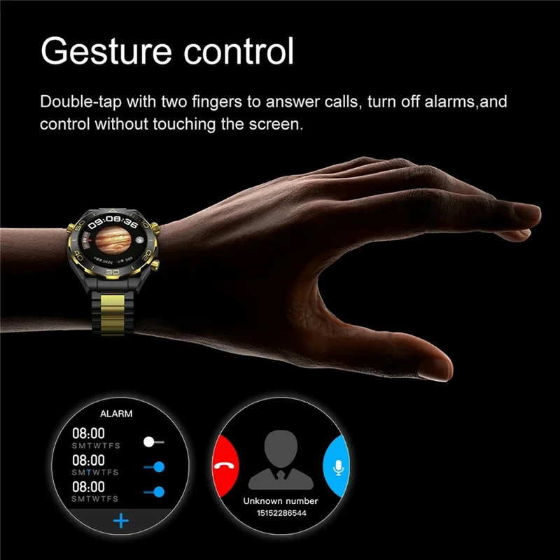Z91 ProMax Smart Watch 1.52 Inch Display Bluetooth-Compatible Sport Watch with Sleep / Heart Rate Monitoring / Pedometer