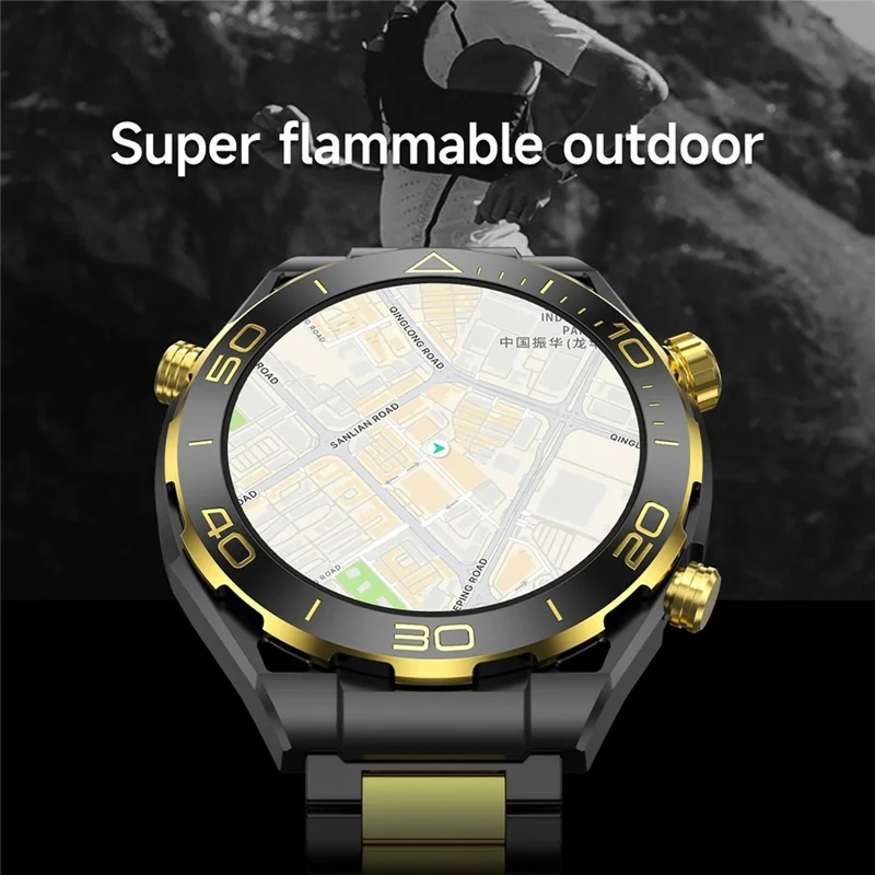 Z91 ProMax Smart Watch 1.52 Inch Display Bluetooth-Compatible Sport Watch with Sleep / Heart Rate Monitoring / Pedometer