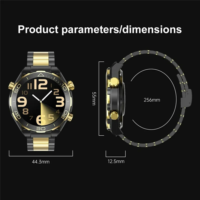 Z91 ProMax Smart Watch 1.52 Inch Display Bluetooth-Compatible Sport Watch with Sleep / Heart Rate Monitoring / Pedometer