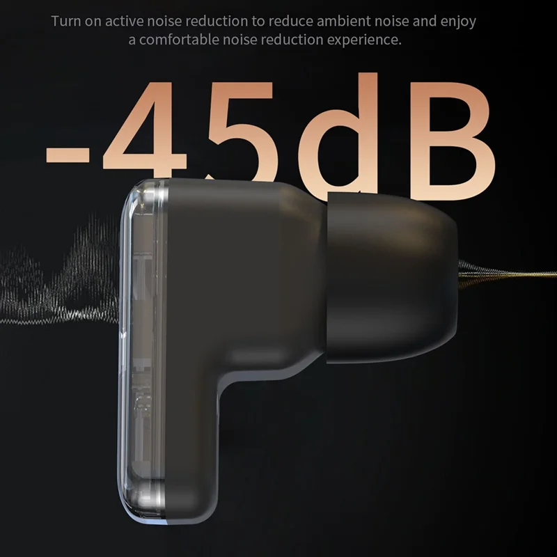 T100 Health Monitoring Bluetooth-compatible Call Sports Wristwatch 2 in 1 TWS Earbuds Smart Watch - Black