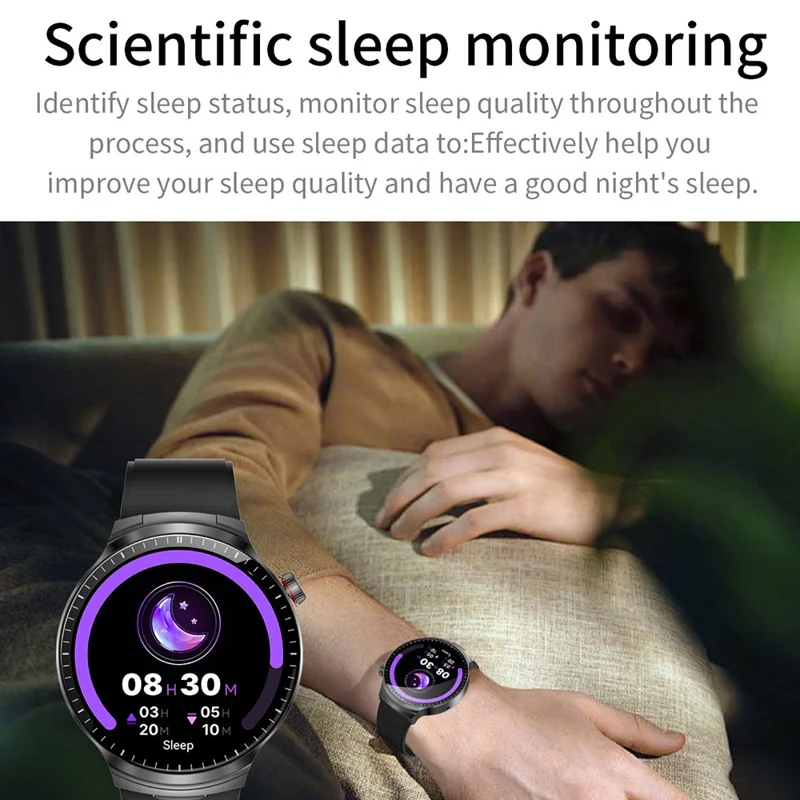 T100 Health Monitoring Bluetooth-compatible Call Sports Wristwatch 2 in 1 TWS Earbuds Smart Watch - Black