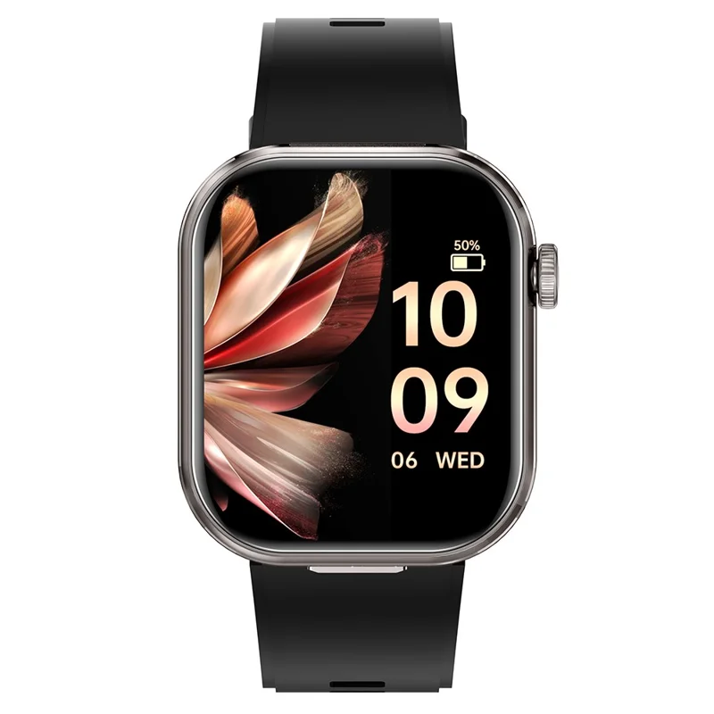 T99 Smart Watch 2 in 1 TWS Earbuds Bluetooth-compatible Call Heart Rate Blood Pressure Monitor Wristwatch - Black