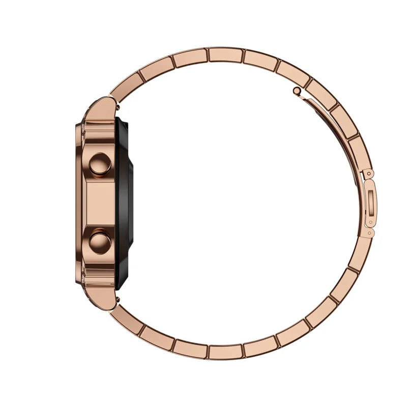 AW39 1.54 Inch Touch Screen Smart Watch Health Monitoring Bluetooth-compatible Call Fitness Tracker - Rose Gold