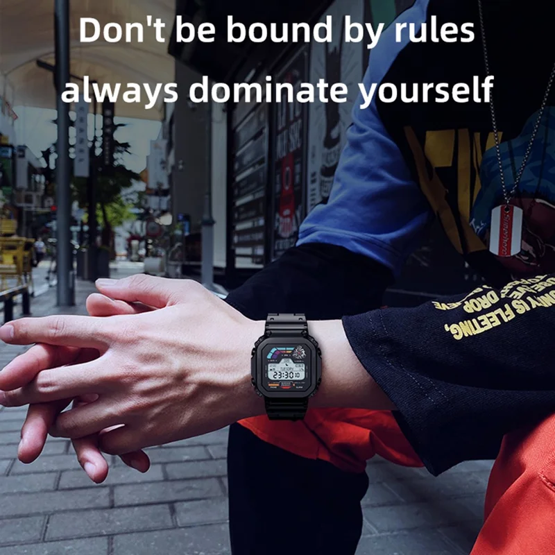 AW39 1.54 Inch Touch Screen Smart Watch Health Monitoring Bluetooth-compatible Call Fitness Tracker - Rose Gold