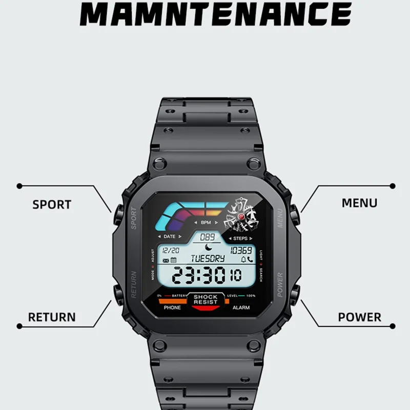 AW39 1.54 Inch Touch Screen Smart Watch Health Monitoring Bluetooth-compatible Call Fitness Tracker - Rose Gold