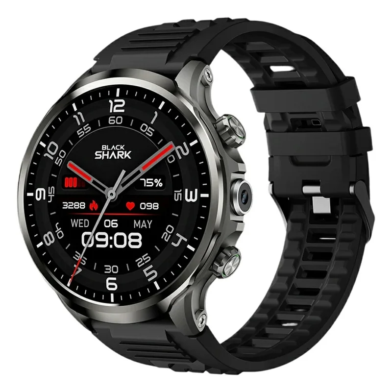 BLACK SHARK X Smartklocka 1,9 tum IPS-display Fitnesspulsår Support BT / WiFi / GPS