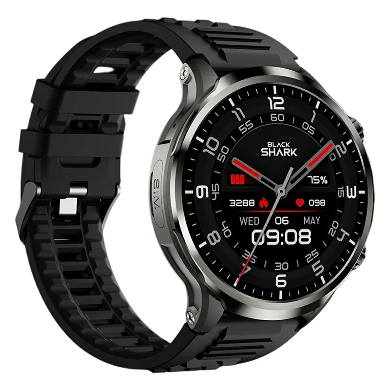 BLACK SHARK X Smartklocka 1,9 tum IPS-display Fitnesspulsår Support BT / WiFi / GPS