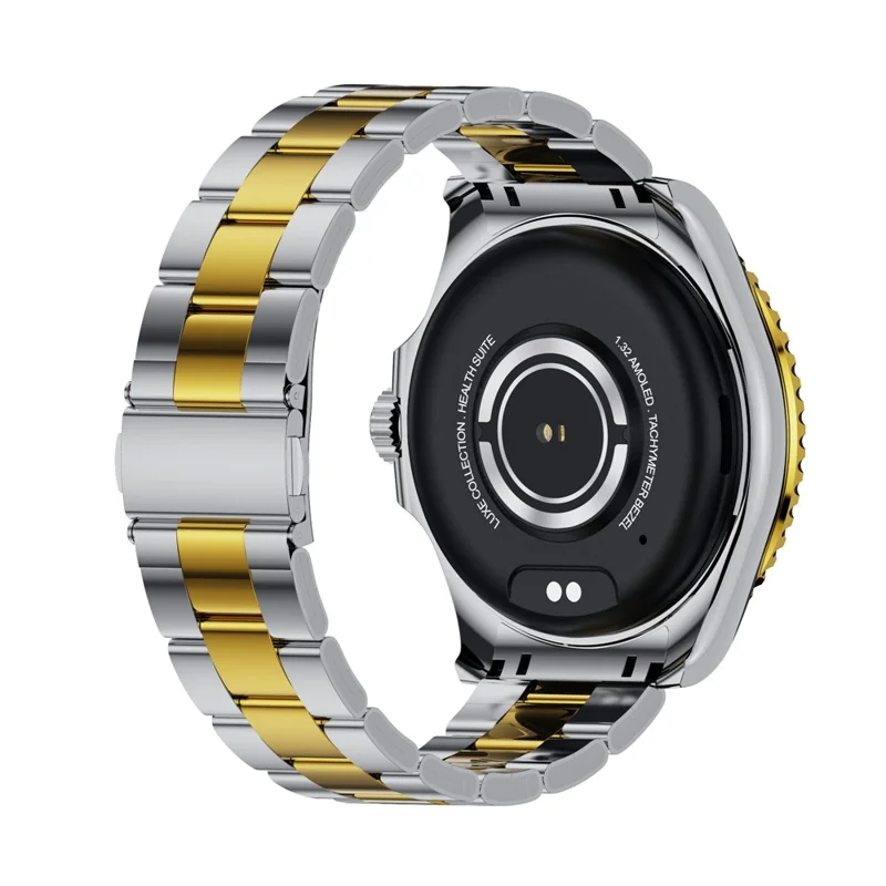 AW46 1.32 Inch AMOLED HD Screen Smart Watch Bluetooth-compatible Call Health Monitoring Fitness Tracker - Gold