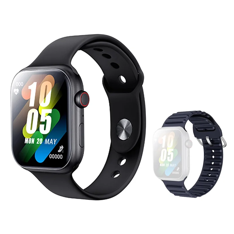 REMAX WATCH15 SE PRO NFC Умные часы Bluetooth-совместимые Вызов Монитор сердечного ритма Спортивные наручные часы - Черный