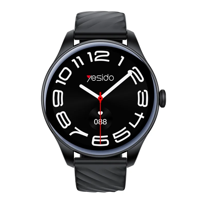 YESIDO IO43 Smart Watch 1.53 Inch HD Display Health Tracker with Heart Rate Monitor  /  Call Function  /  Music Control