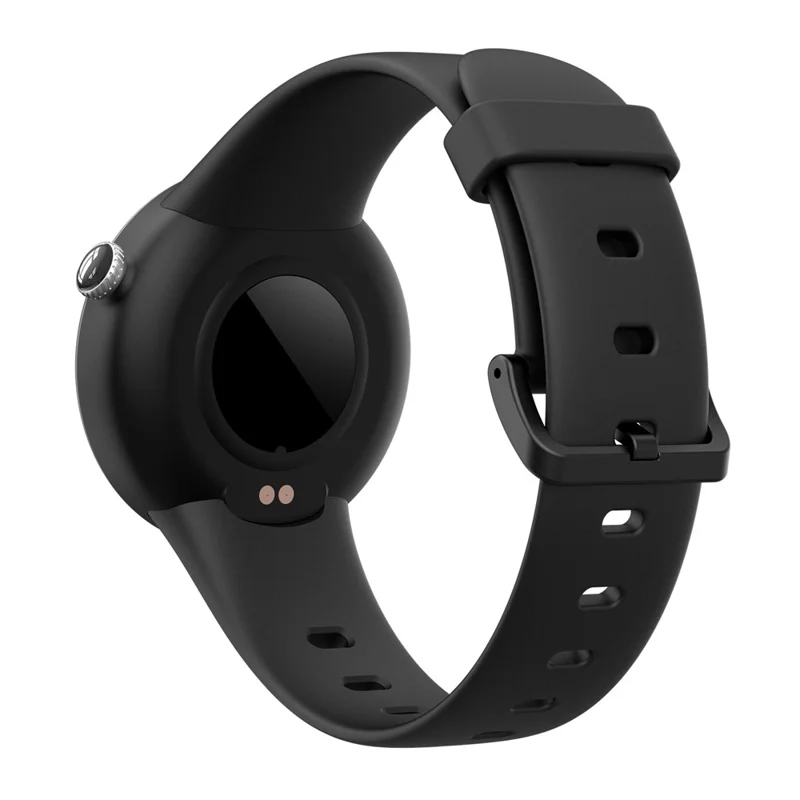 H39L For Kids Smart Watch 1.09 Inch Round AMOLED Screen Customizable UI Heart Rate Sleep Health Monitor - Black