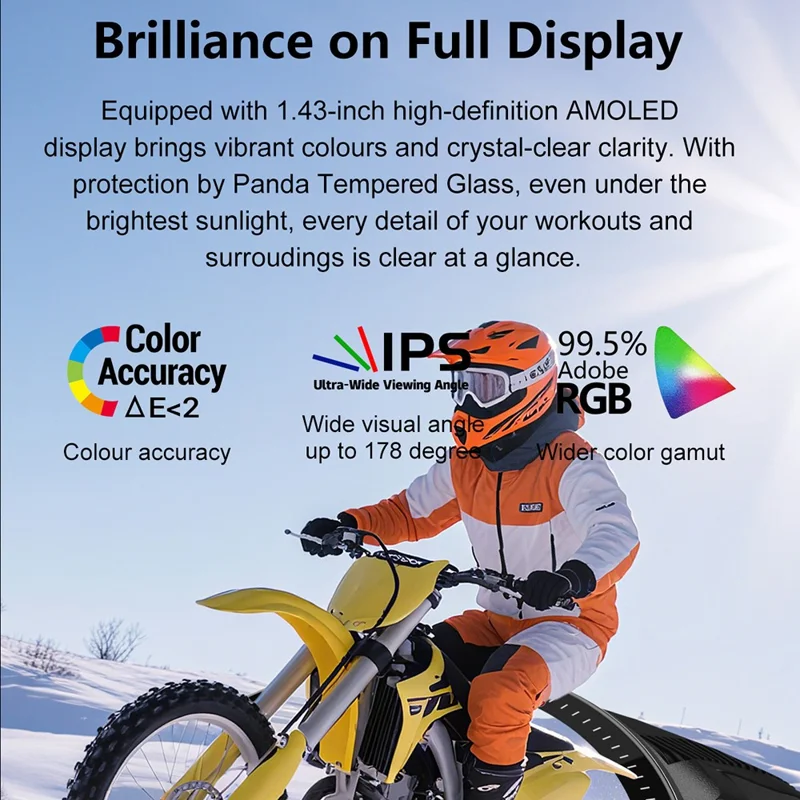 DTG6 1.43 Inch AMOLED HD Screen Smartwatch Bluetooth-compatible Call Health Monitor Wristwatch for Android  /  iOS, 4GB Memory - Black