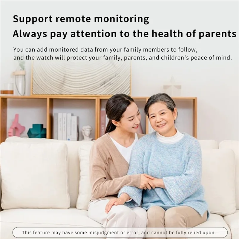 F230 Smartwatch mit BT-Anruf, EKG, Herzfrequenz, Sauerstoffsättigung, Blutdruck, wissenschaftlichem Schlafmonitoring, SOS-Alarm – Schwarzes Silikonarmband