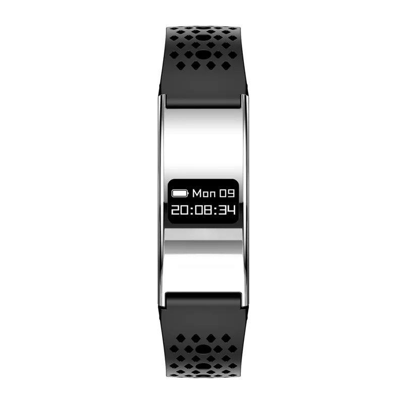 B8 2.8mm Ultra-Thin Smart Watch Bluetooth-Compatible IPX8 Waterproof Health Monitoring Sport Watch - Silver