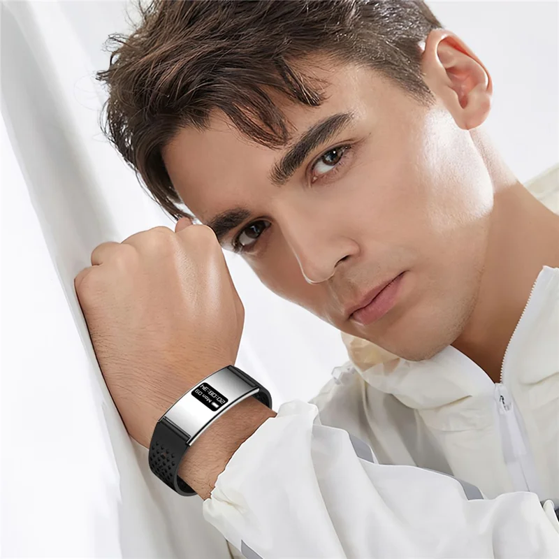 B8 2.8mm Ultra-Thin Smart Watch Bluetooth-Compatible IPX8 Waterproof Health Monitoring Sport Watch - Silver