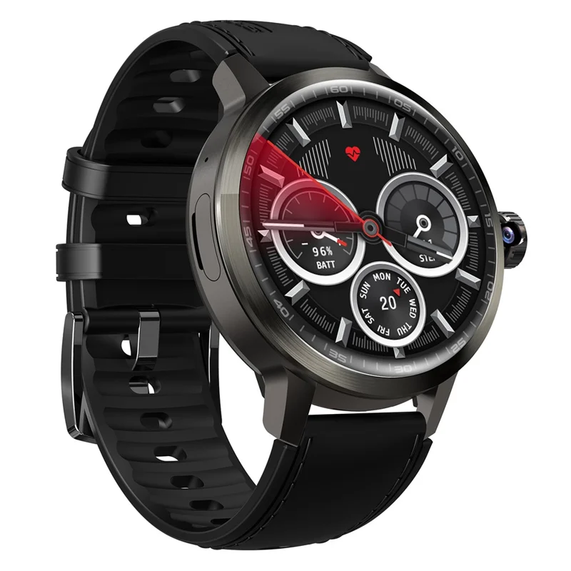 Смарт-часы UNIWA DM82, дисплей 1,82 дюйма, ОЗУ 2 ГБ, память 16 ГБ, слот для 4G SIM-карты — черные