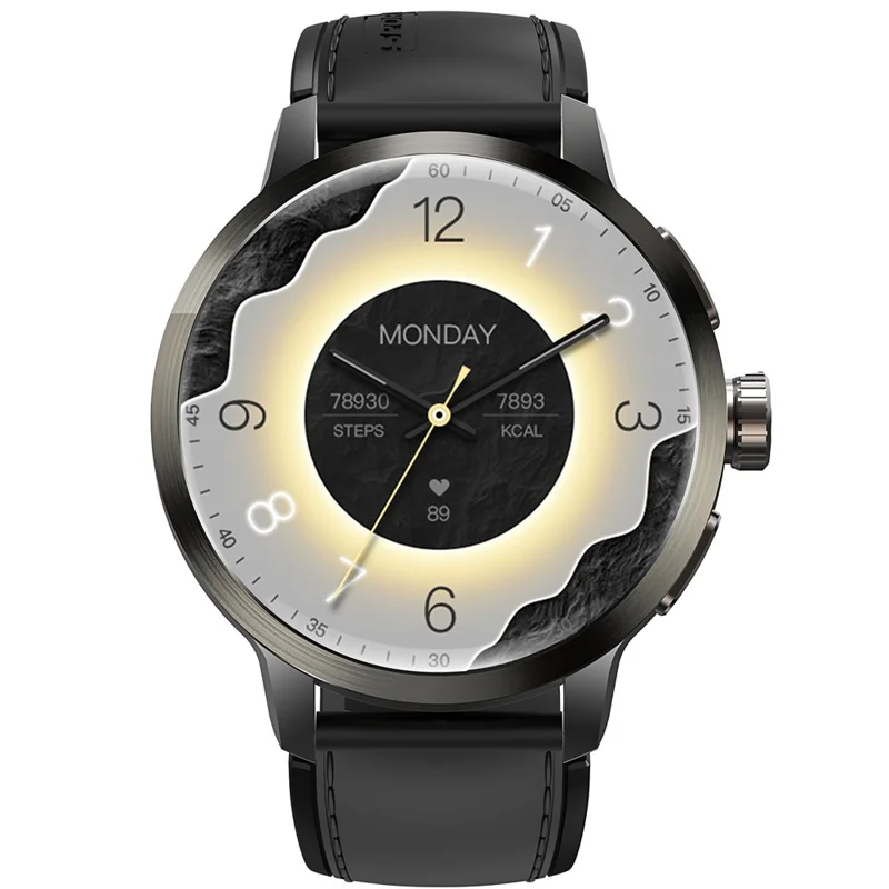 Смарт-часы UNIWA DM82, дисплей 1,82 дюйма, ОЗУ 2 ГБ, память 16 ГБ, слот для 4G SIM-карты — черные