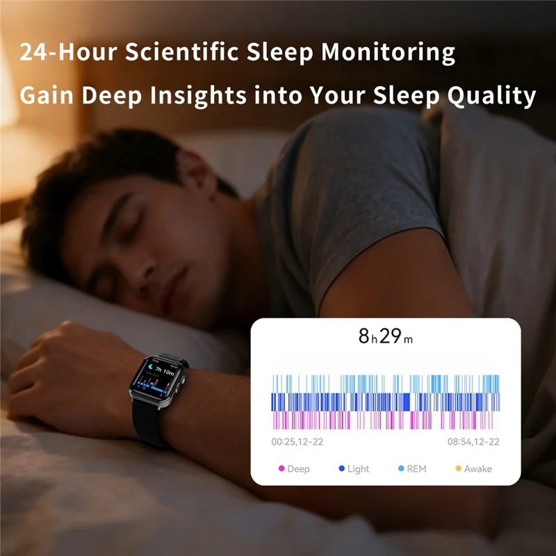 F330 Smart Watch Bluetooth-Compatible Calling Heart Rate Blood Oxygen ECG Monitoring Sports Watch - Pink / Silicone Strap