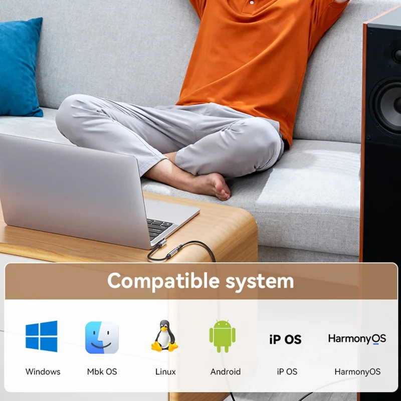 ESSAGER 12cm L-Shape Type-C Male to 3.5mm Female DAC Digital Decoder HiFi Audio Adapter - Grey