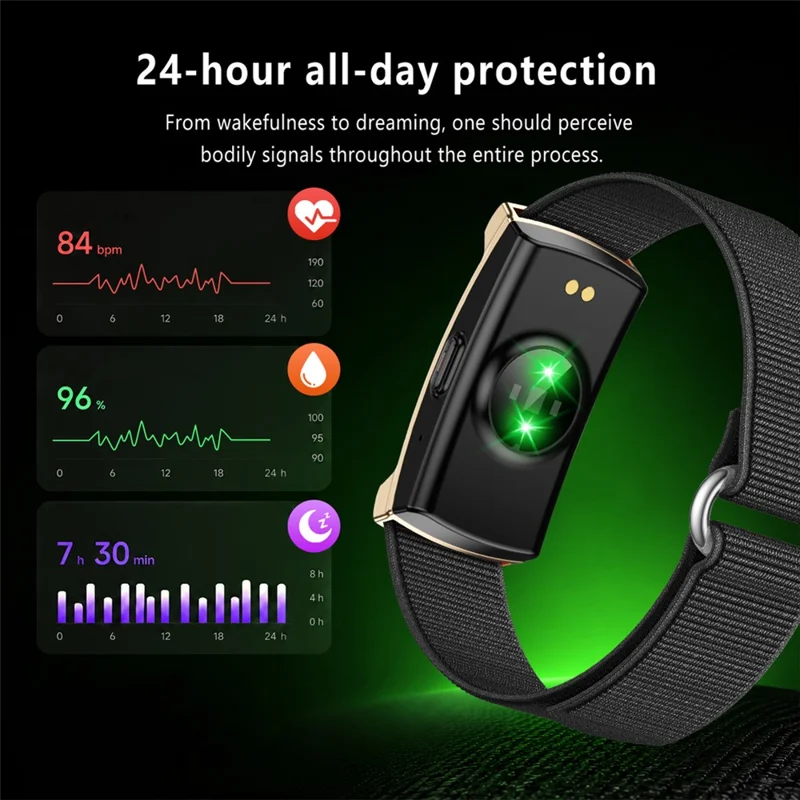 Pulsera inteligente U25, rastreador de ejercicios con monitoreo de frecuencia cardíaca, saturación de oxígeno, sueño y resistencia al agua IP68, pulsera para deportes - Plata / Correa trenzada
