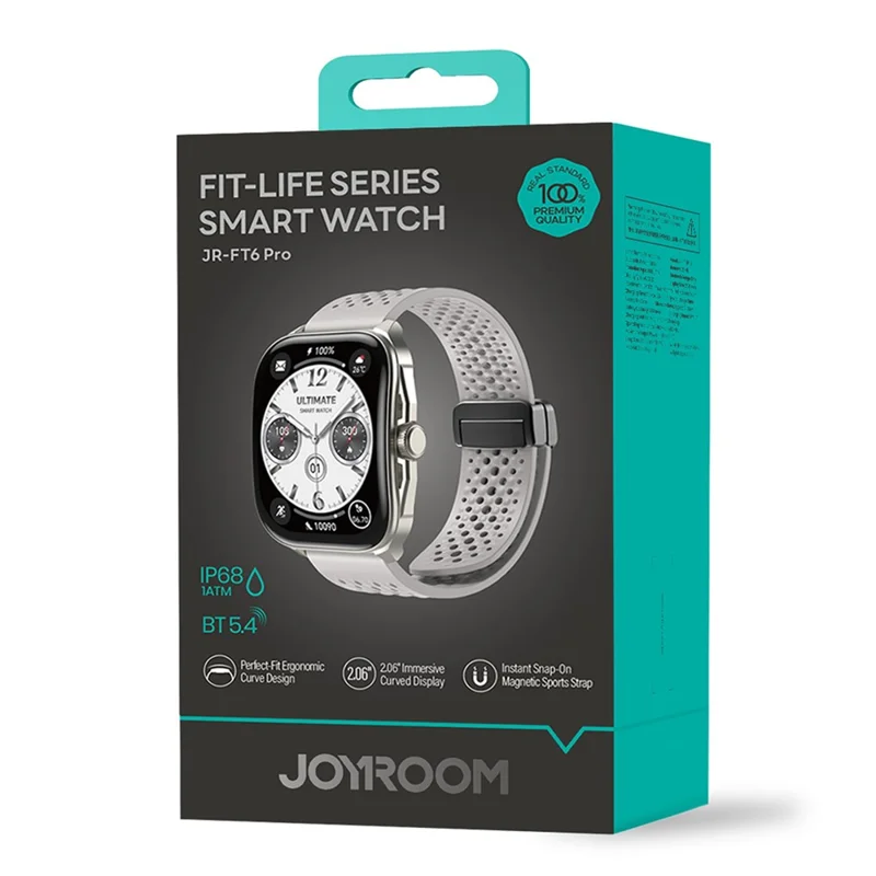 JOYROOM JR-FT6 PRO Smartwatch 2.06 inch AMOLED Display Bluetooth-compatible Calling Magnetic Sports Strap