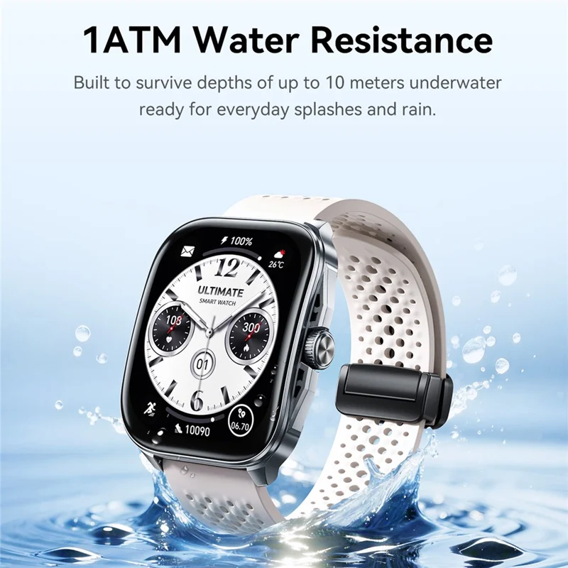 JOYROOM JR-FT6 PRO Smartwatch 2.06 inch AMOLED Display Bluetooth-compatible Calling Magnetic Sports Strap