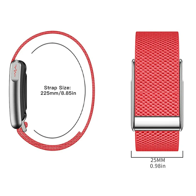 F370 Screen-Free Health Activity Band Heart Rate SpO2 Sleep Tracker Smart Wristband - Black