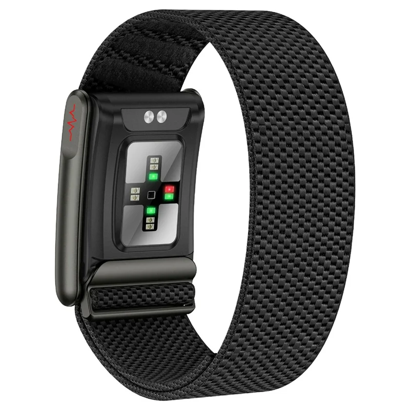 F370 Screen-Free Health Activity Band Heart Rate SpO2 Sleep Tracker Smart Wristband - Black
