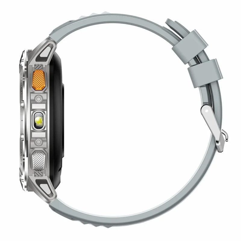 AK112 1.7 inch HD Bluetooth-compatible Calling Smart Watch 100+ Sports Modes, Silicone Strap - Grey