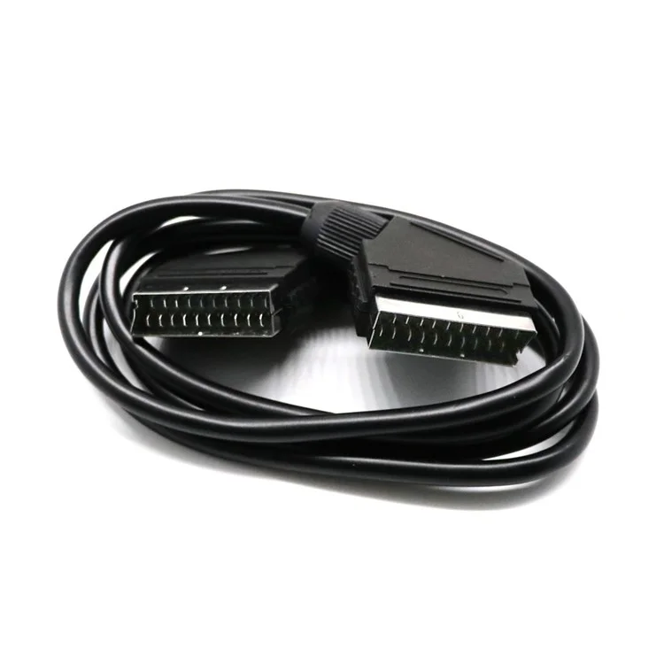 Scart Cable 21 Pins Stecker Audio Video Verlängerungskabel 1.5m