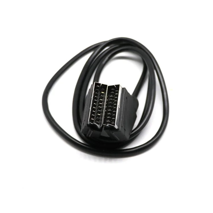 Scart Cable 21 Pins Stecker Audio Video Verlängerungskabel 1.5m