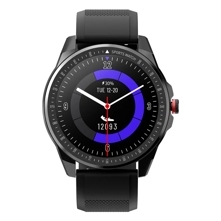 Ticwris RS 1,3 Pulgadas Smart Watch Pantalla Inteligente De Pantalla Redonda Ultra Delgada - Negro