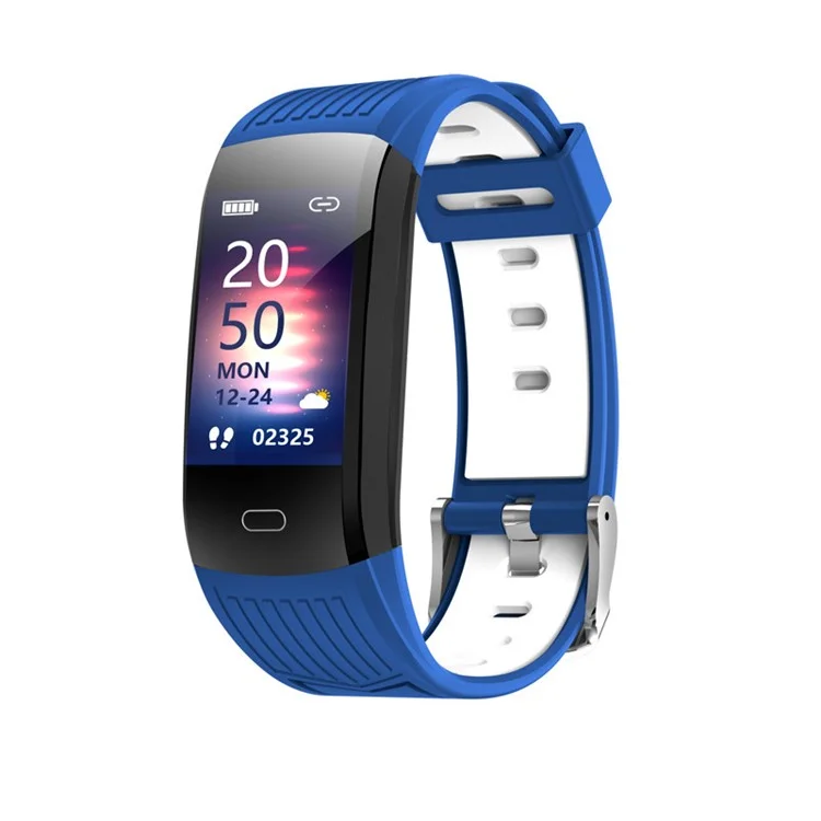 Naissance De La Fréquence De La Tension Artérielle De La Tension Artérielle Trackeur De Remise En Forme Smart Bracelet De Montre Smart Bluetooth Imperméable - Bleu