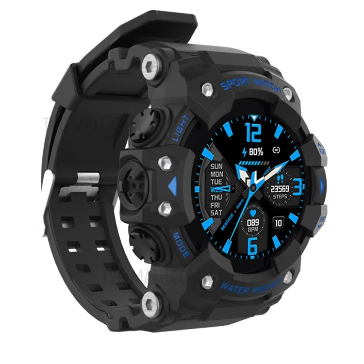 LC11 Smartwatch Braccialetto fitness per pressione sanguigna, frequenza cardiaca e sport per Android e iOS - Blu 