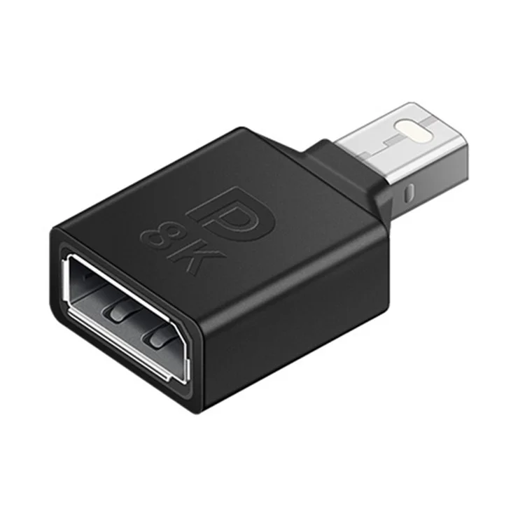 DP Female to Mini DP Male Adapter DisplayPort 1.4 8K Converter for Notebook Computer Projector
