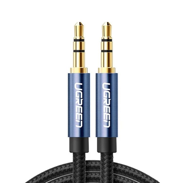 Ugreen 10686 1,5 Mètres 3,5 mm Male à un Câble Audio Stéréo Masculin Pour Smartphone / Lecteur Mp3 / Tablette / Voiture