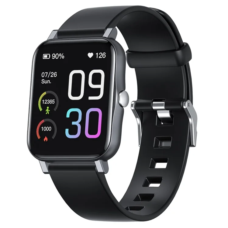 GTS2 1.7 inch TFT Color Screen Smart Bracelet 100 Exercise Modes Heart Rate Blood Pressure Sleep Monitor Wrist Watch - Black