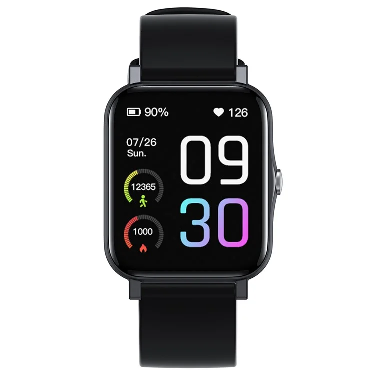 GTS2 1.7 inch TFT Color Screen Smart Bracelet 100 Exercise Modes Heart Rate Blood Pressure Sleep Monitor Wrist Watch - Black