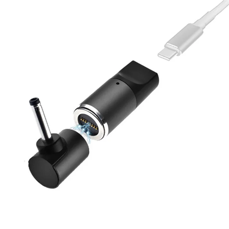 Per ASUS/Acer/LG/Samsung Laptop 100W Alimentatore Magnetico Tipo-C Femmina a 3.0mmx1.1mm Maschio Plug Fast Charging Converter